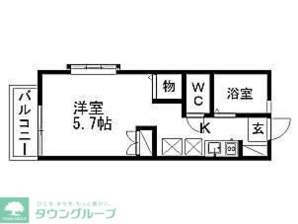 ヴェルビザンの物件間取画像